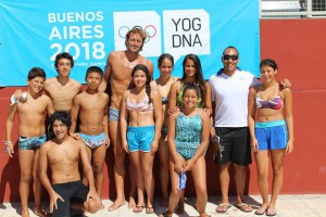 Entrenando con el campeón mundial de 50mts libre